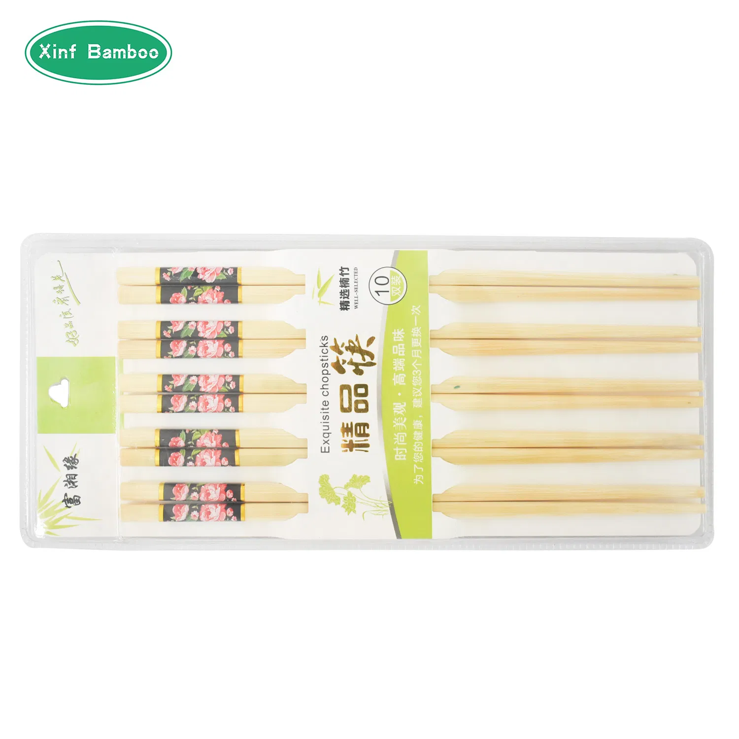 Factory Wholesale Price 3-Kichan Set Disposable Sushi Chop Sticks Korean Bamboo Chopsticks