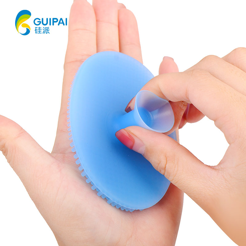 Eco-Friendly Beauty Tool Skin Care Exfoliator Silicone Cleansing Face Logo Facial Brush