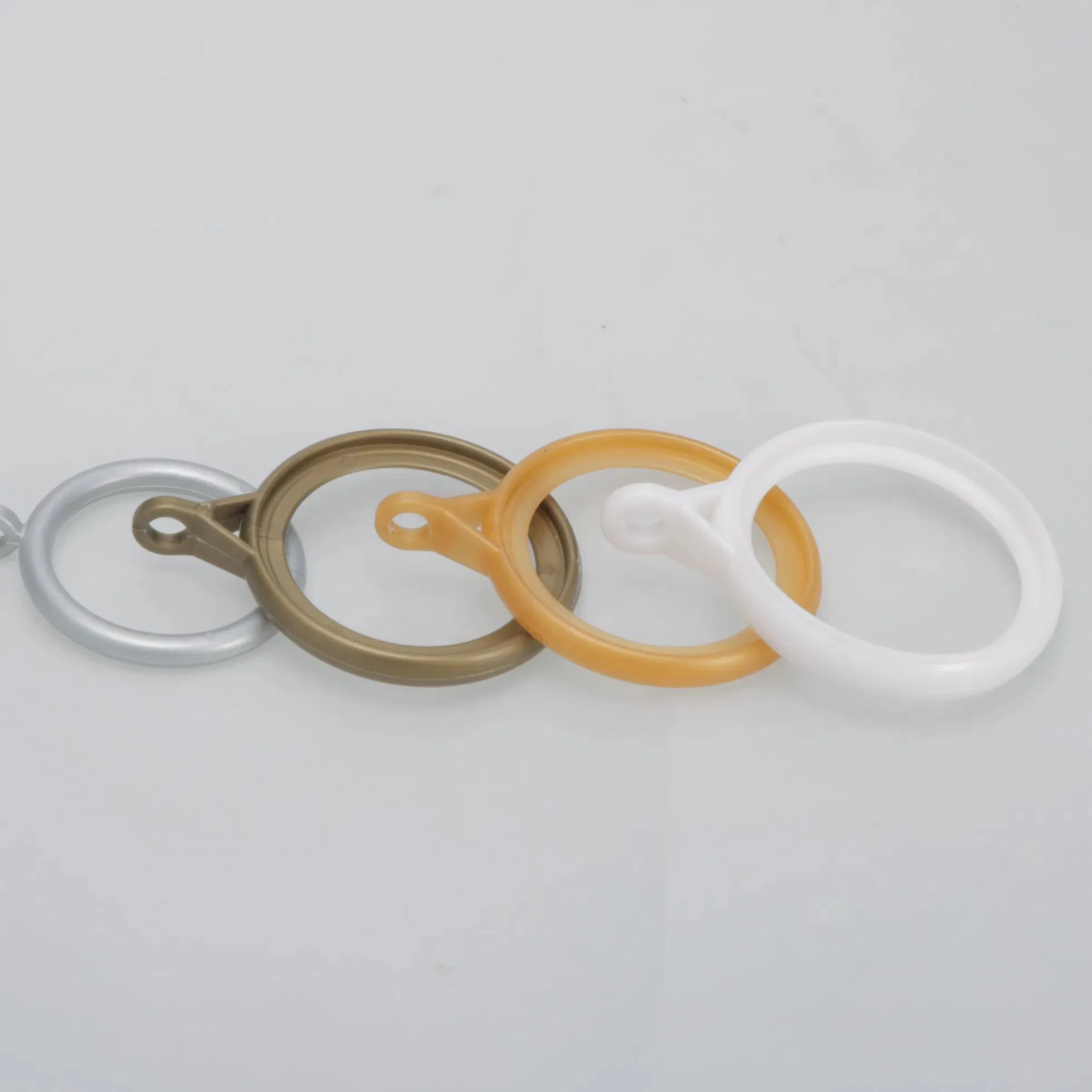 Noiseless Curtain Hanger Rings for Roman Rods Window Decor