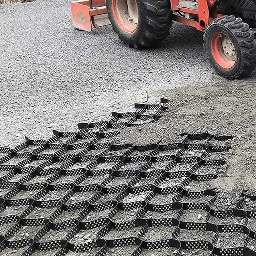 Road Base Geocell with Textured Perforations High-Quality Ground Stabilizer