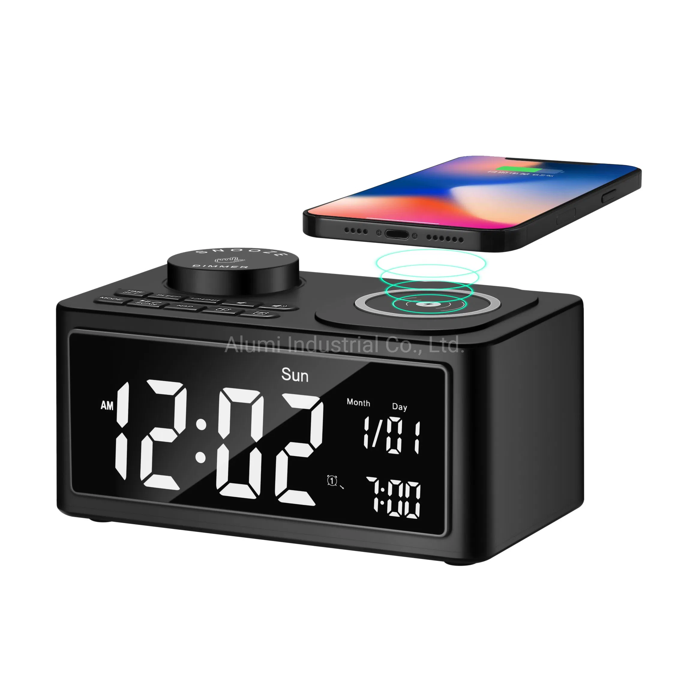 Alarm Clock Wireless Speake Rusb Speaker
