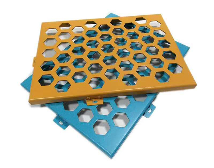 3mm Building Material Aluminum Facade Cladding Outdoors Laser Cutting Perforated Curtain Wall Decor Panel
