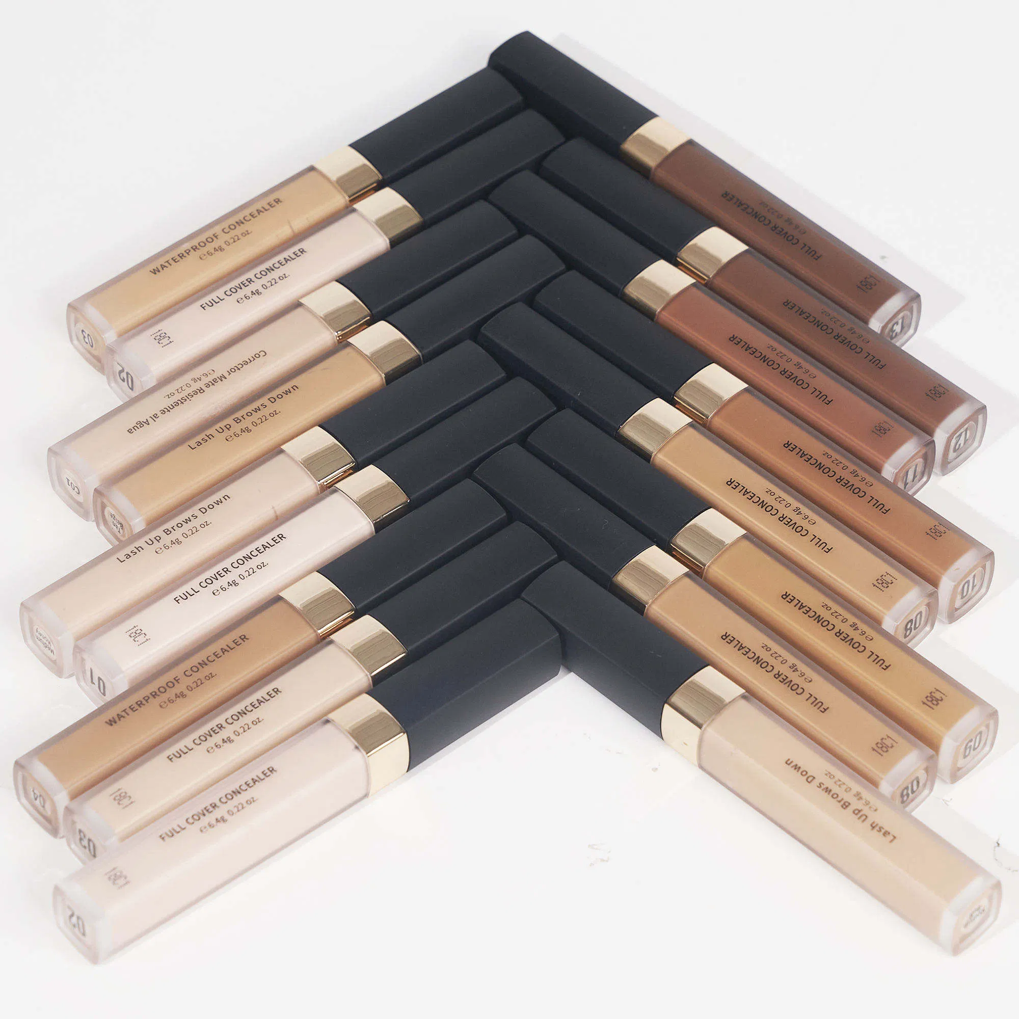 Custom New Arrivals Vegan Waterproof Liquid Concealer Private Label Cosmetic Makeup Full Coverage Concealer