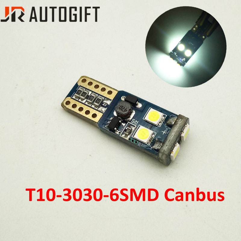 Светодиодные лампы T10 W5W для подсветки номерного знака