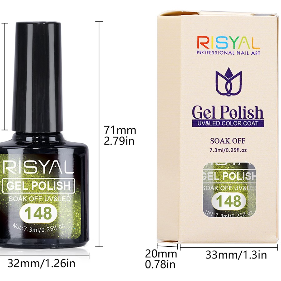 Hot Selling Diamond Crystal Glitter Cat Eye Nail Gel Non Wipe Polish ODM Private Label
