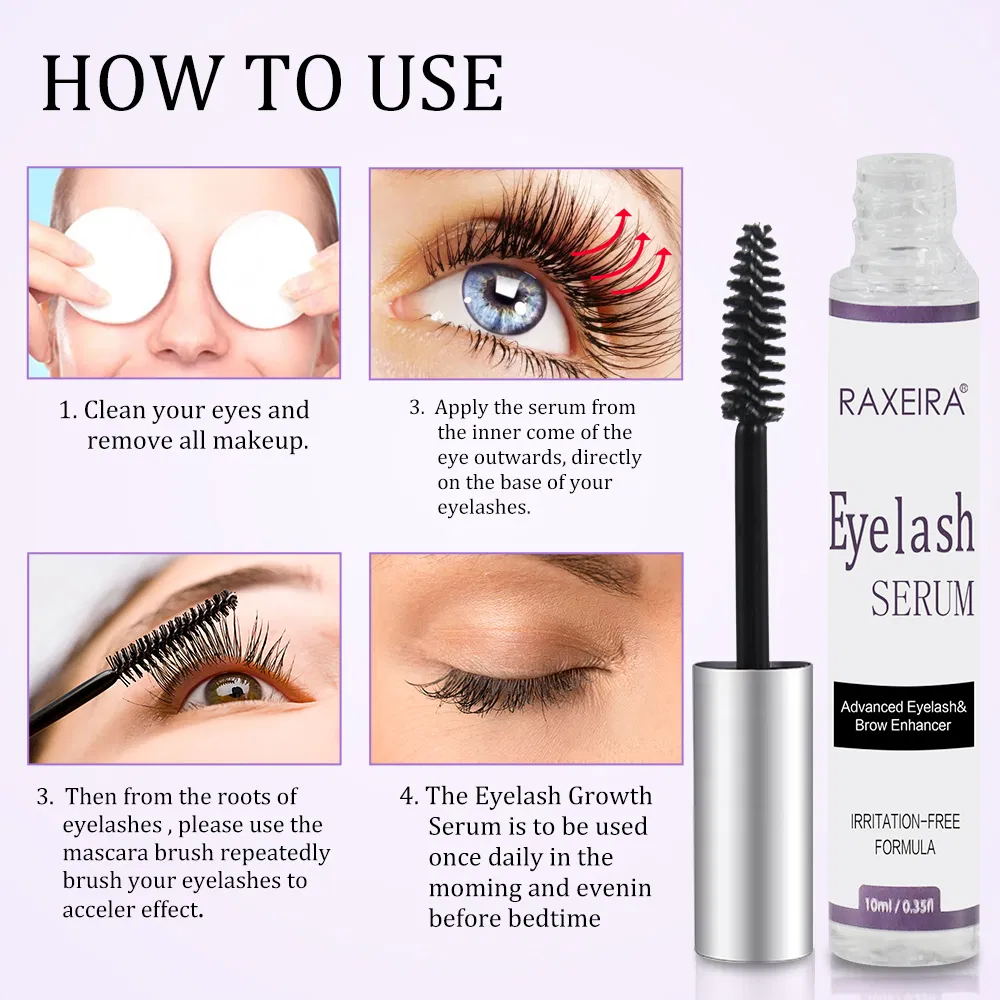 Custom Private Label 4D Lash Extender Mascara Waterproof Beauty Eyelash Growth Serum