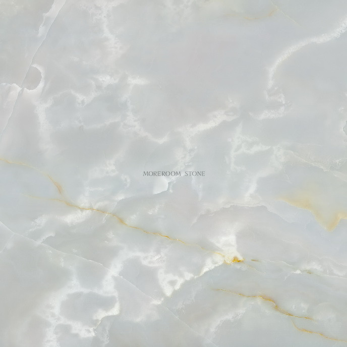 Керамогранитная плитка 800x800 мм белая оникс