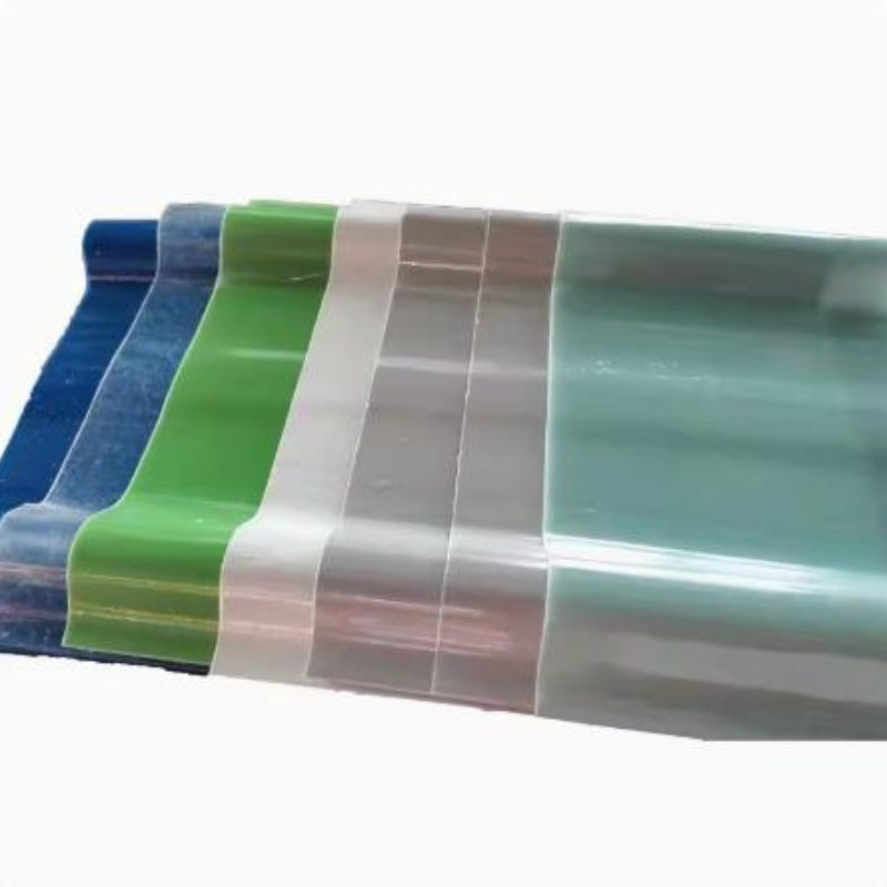 High Light Transmittance Fiberglass Roof Panel Clear Hoja De FRP Roofing Sheet for Warehouse