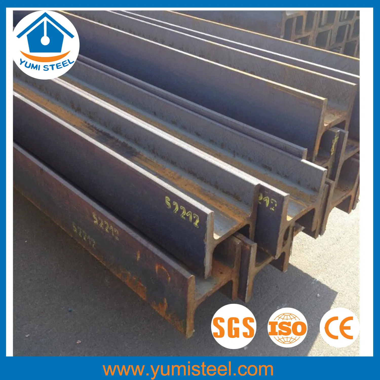 Hot Rolled I / H Beams Hight Strength Industry Foof