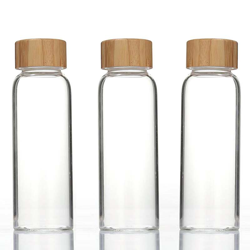 BPA Free Borosilicate Motivational Glass Water Bottle 32 Oz Time Marker Bouteille D'eau De Sport with Silicone Sleeve