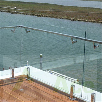 Ace Frameless Glass Railing Stainless Steel Pool Fence/Balcony Railing