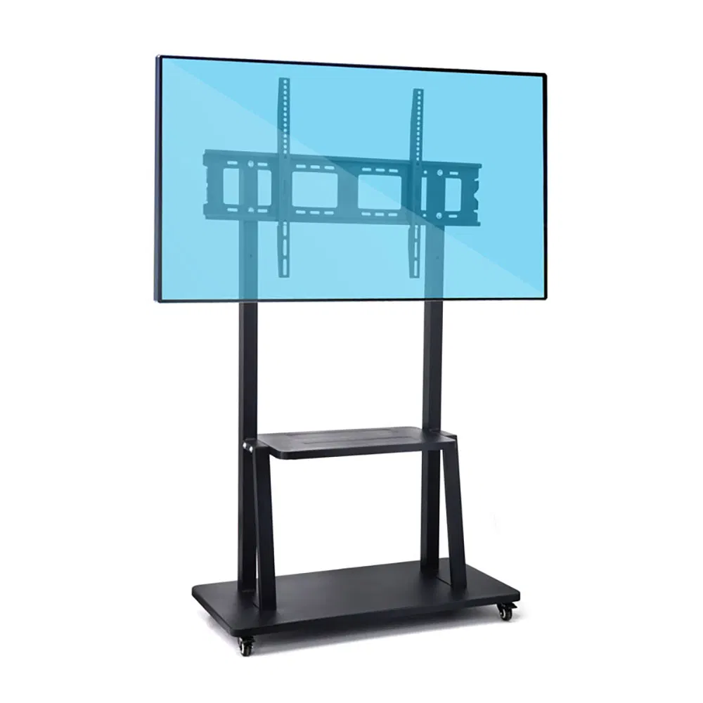 55 Inch TV Mount Mobile Stand Ifp Support Movable TV Cart