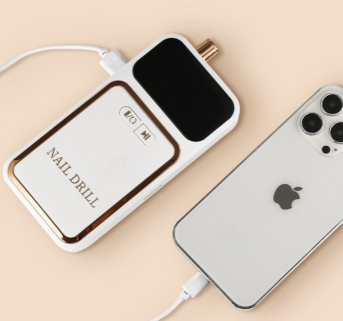 High-Speed 45000 Rpm Portable Manicure Grinder Power Bank