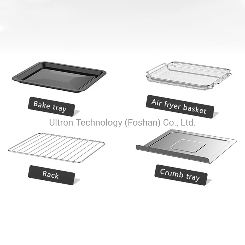 23L Large Digital LED Screen Convection Oven Air Fryer Oven with Rotisserie and Dehydrator