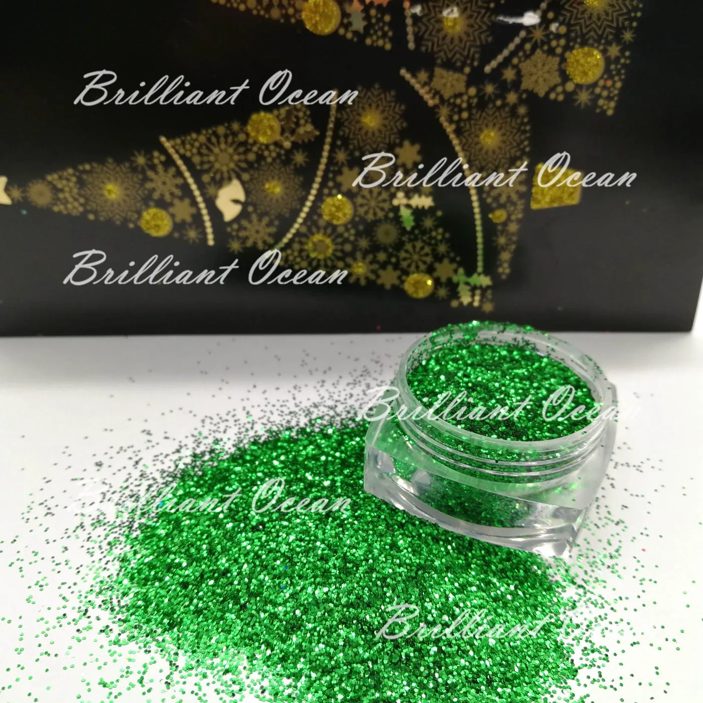 Fine Acrylic Glitter Pigment Powder for Nail Art Tips Design