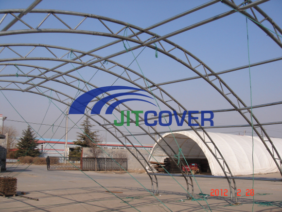 Carport Attached with Containers (JIT-406015C)