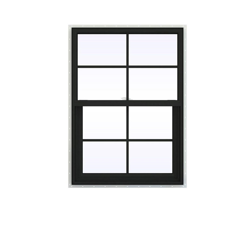 European Style Aluminum Profile for Black Anodized Single Hanging Window