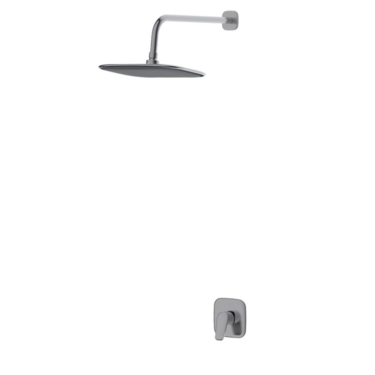 Sanipro Concealed in-Wall Rainfall Showerhead Top Shower Brass Shower Rain Set