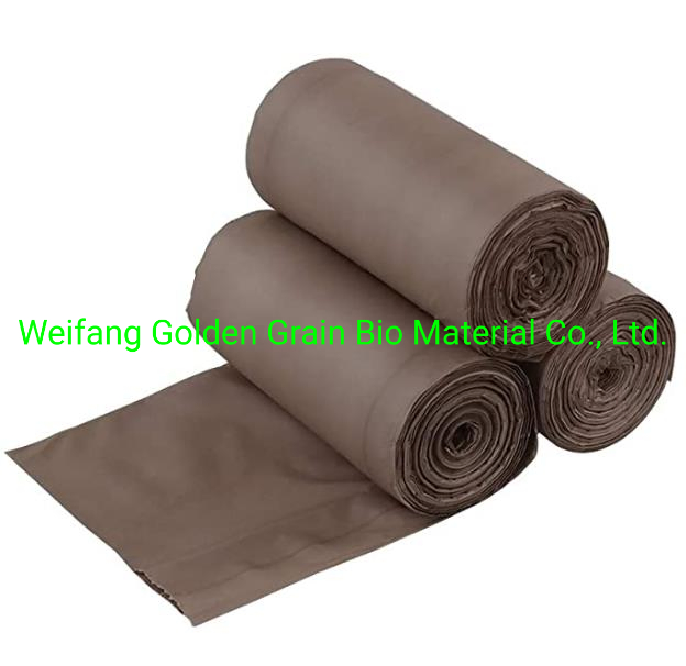 Wholesale Corn Starch PLA Pbat Biodegradable & Compostable Plastic Trash Bag on Roll
