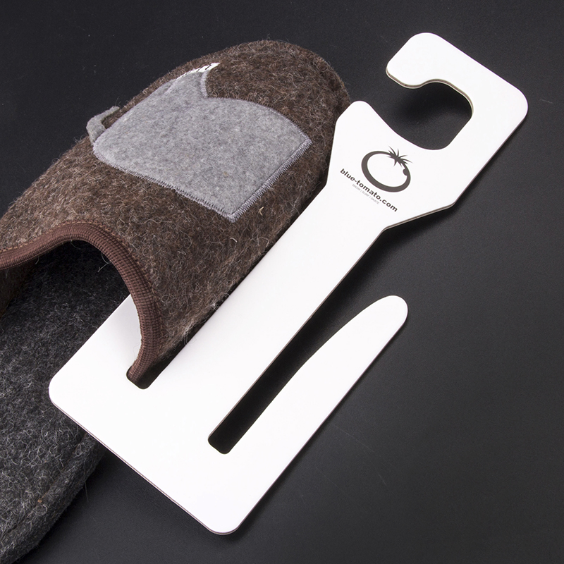 Custom Logo Printing Thick Paper Cardboard Hanger for Shoes Footwear