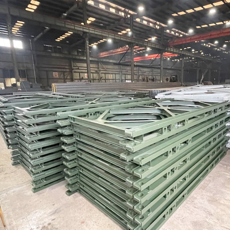 Low Cost Temporary Bailey Steel Modular Bridge Components Professional Design