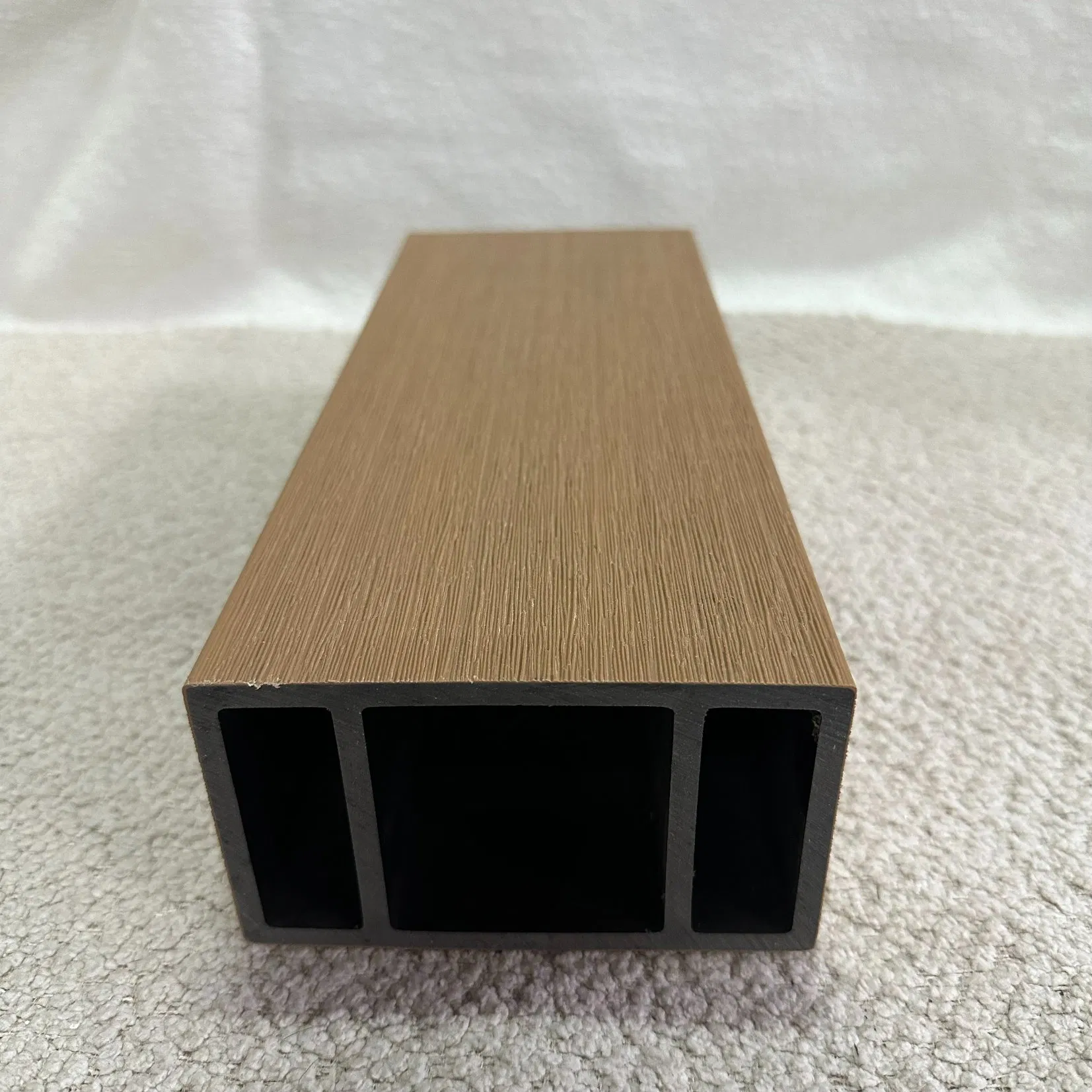 Architectural WPC Louver Blades 120X70mm High-Density Composite Weatherproof 25yr Fade-Resistant