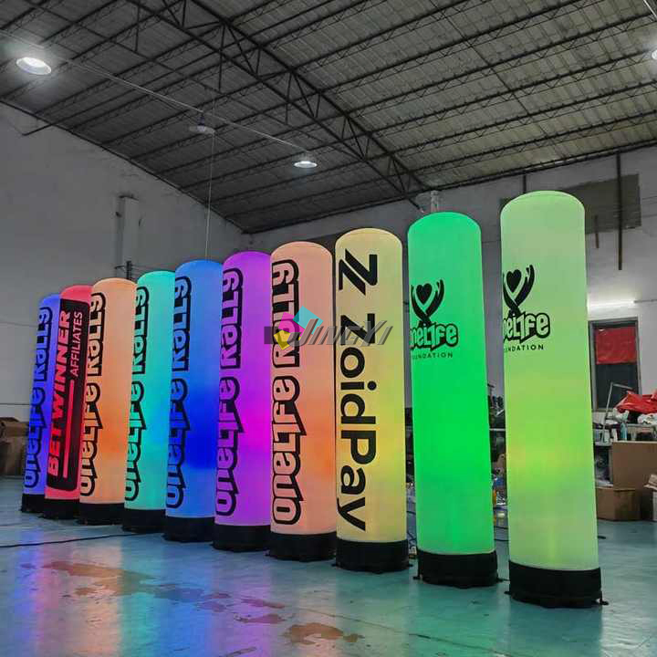 Custom Print LOGO Event Display Inflatable Pillar for Outdoor Tradeshow