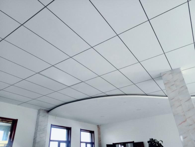 Sound Absorbing Glassfiber Drop Acoustic Ceiling Decorative Suspended Ceiling Tiles