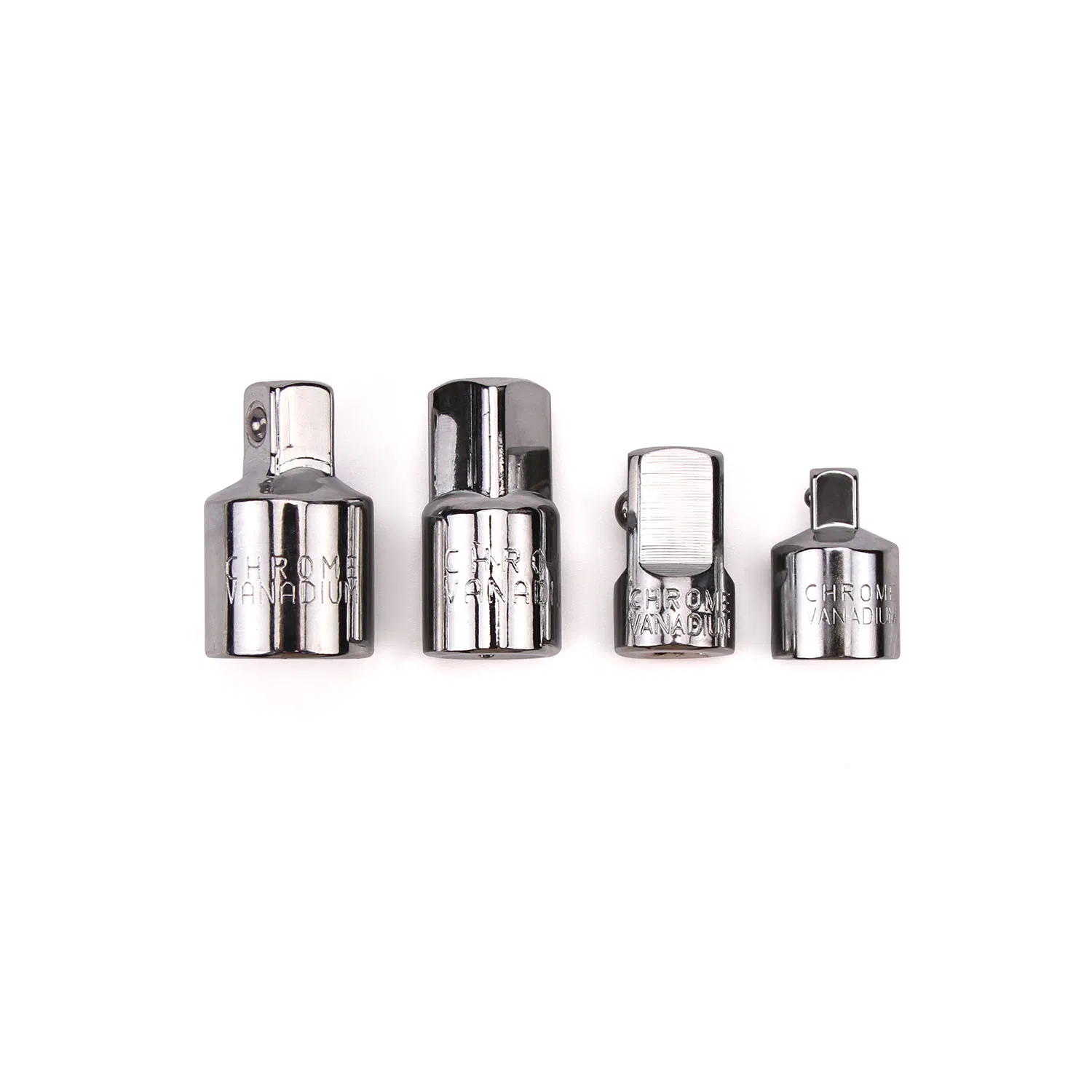 Hot Sell Silver 4PC 1/4 3/8 1/2 Inch Ratchet Socket Adapter Reducer Converter Sleeve Socket Wrench