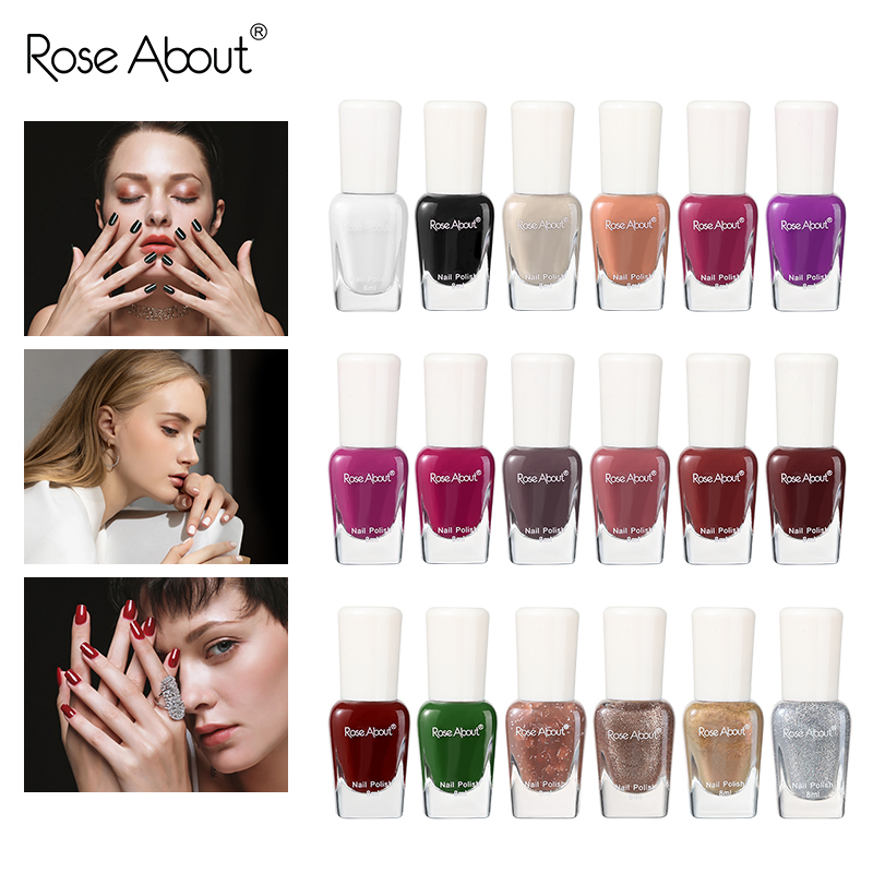 Online Wholesale and Retail Waterproof Long Lasting Non Toxic Nail Polish Halal Peel off Private Label Nail Polish Color