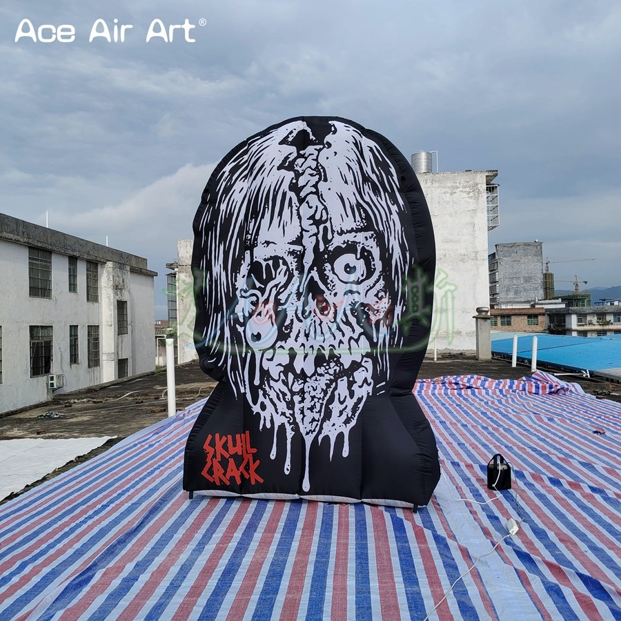 Giant Inflatable Skeleton Background Wall Decoration for Halloween Activities Decoration