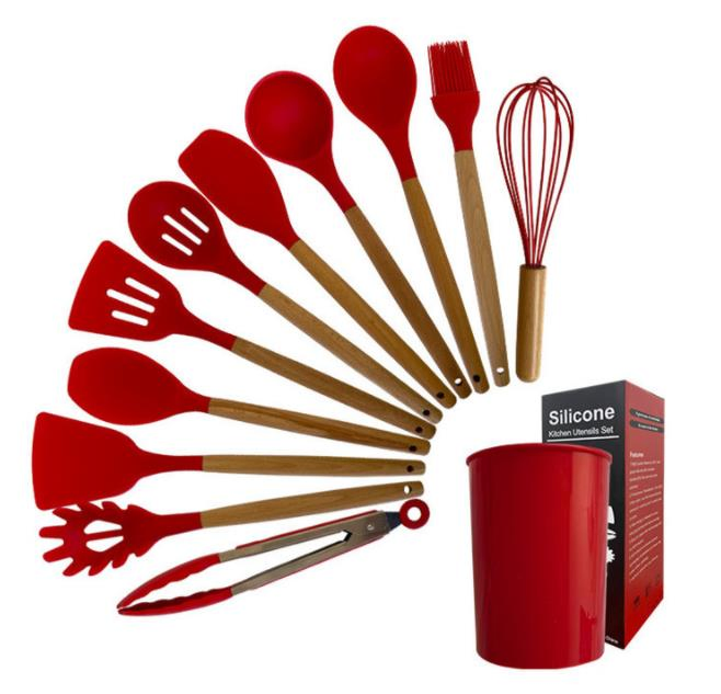 Cooking Utensils Set Kitchen Spatula Spoon Utensils Set