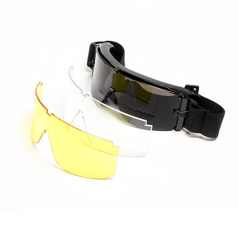 Outdoor Tactical Glasses Windproof Anti-Fog Anti-Ultraviolet Goggles