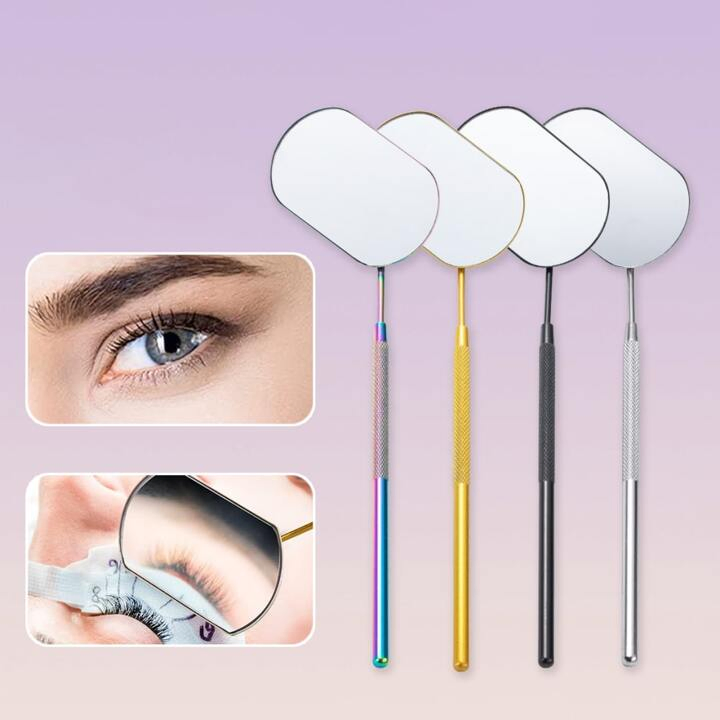 Mtlashes Eyelash Extensions Factory Detachable Eyelashes Mirror Large Square Handheld Beauty Mirror