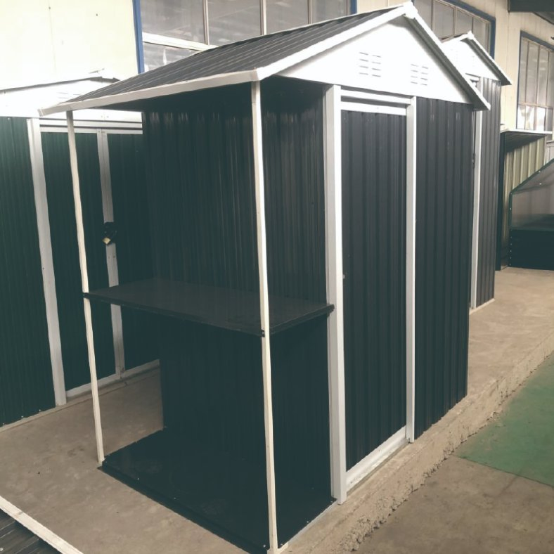 6*4FT Eco Friendly Garden Shed Made From Sustainable Materials for Green Living Storage Shed Tool House