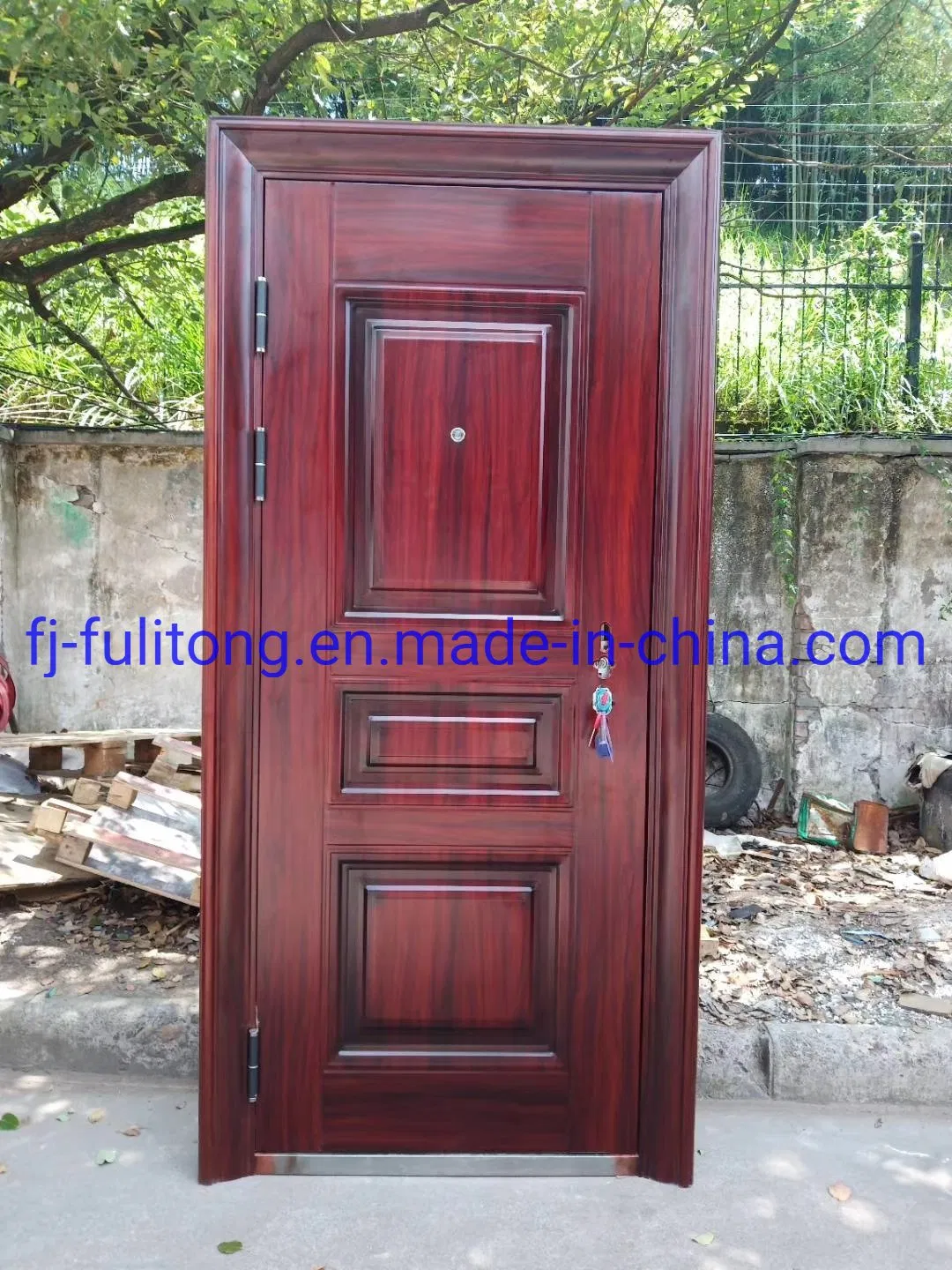China Supplier House Front Door Designs Steel Entry Exterior Security Steel Door