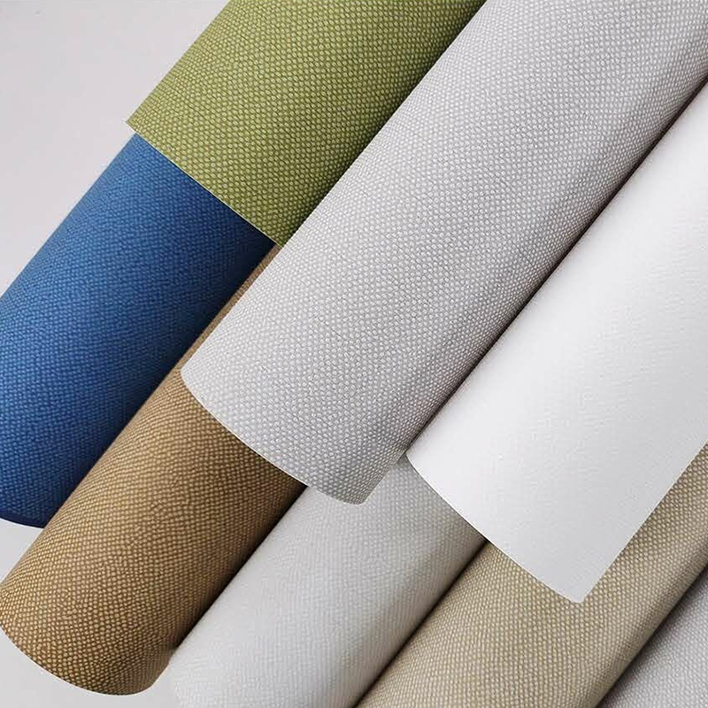 Modern Design Geometric Anti-Static Waterproof PVC Wallpaper Fabric Backed Soundproof Fireproof Smoke-Proof Home/Hotel