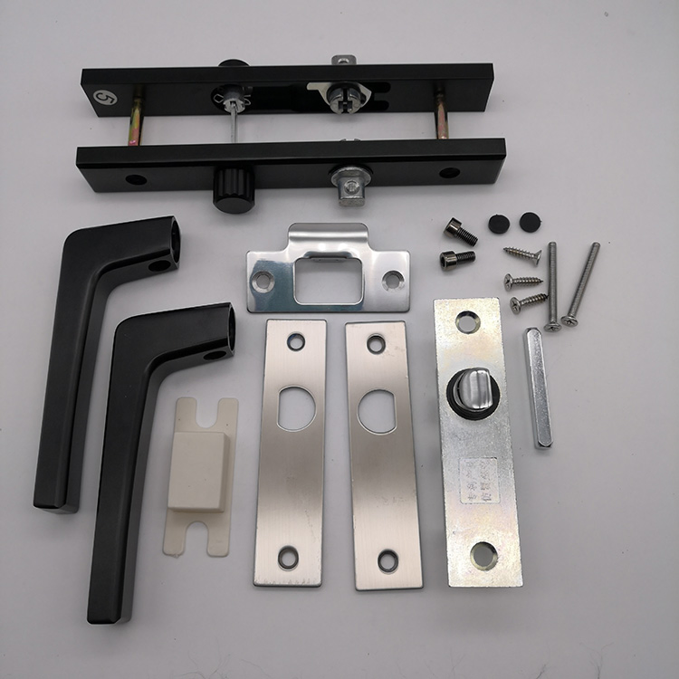Zinc Alloy Diecast Black Patio Door Handle Openable Window Handles