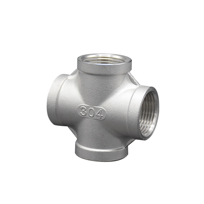 Premium 304/316 Stainless Steel Cross Connector for Plumbing