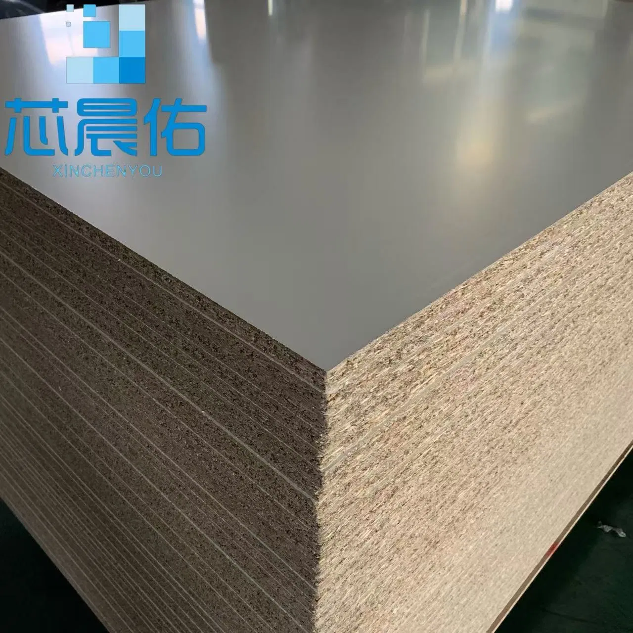 4*10FT 18mm White Matt Melamine Particle Board for Home/Hotel Furniture