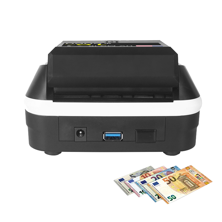 Counterfeit Detector TFT Display Currency Auto Recognize with UV Mg IR Value Counting Machine Pieces Counting Equipment Bill Counter Banknote Counter