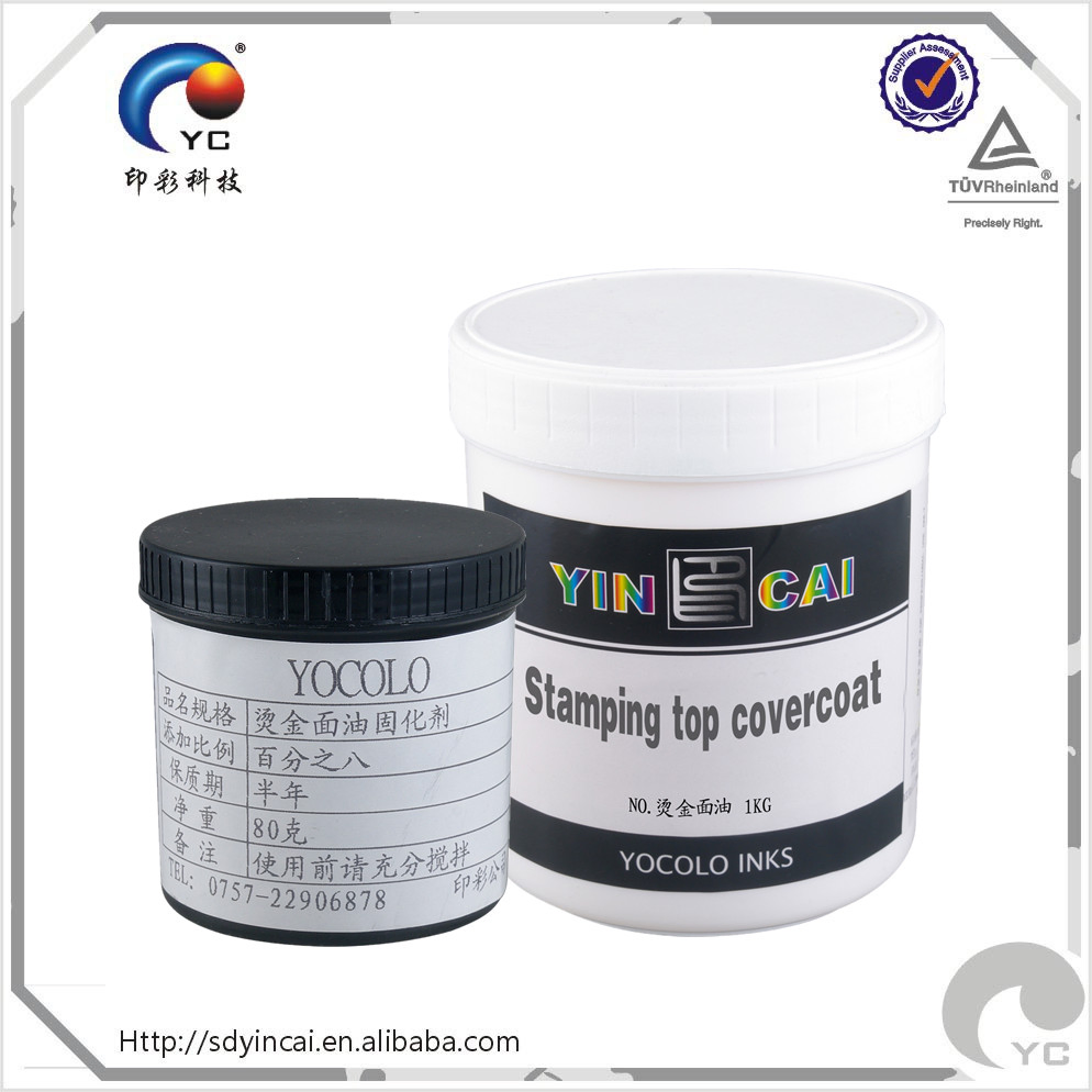 Best-Selling Screen Printing Eco Solvent Base UV Varnish Ink for Foil Stamping Water Transfer Decal Stickers