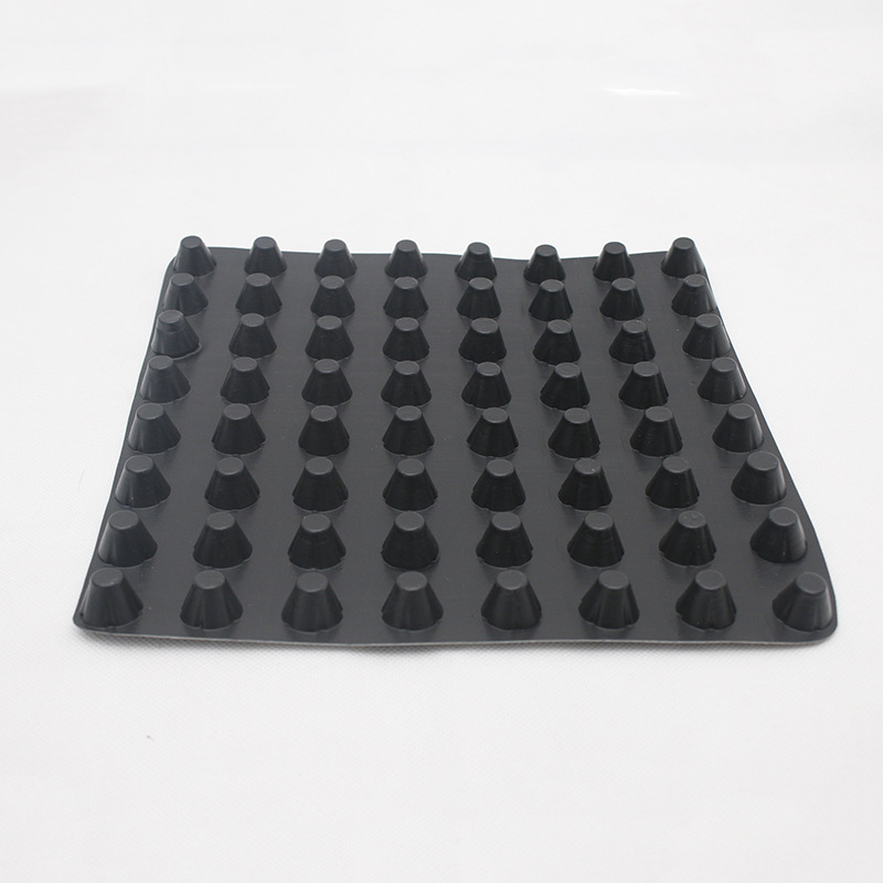 Plastic Drain Cell Dimple Geocomposite HDPE Drainage Board for Roof Garden