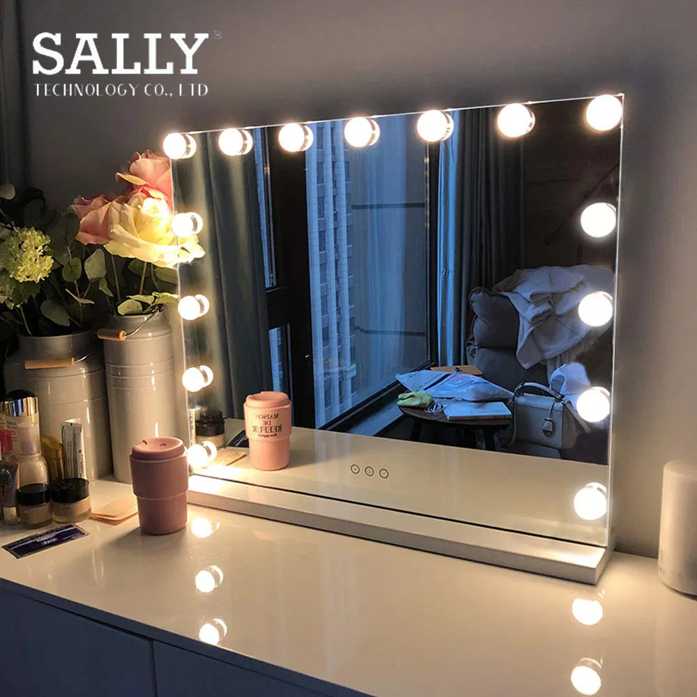 Sally Hollywood Makeup Mirror Dimmer Light Bulbs Dressing Room Bedroom LED Mirror