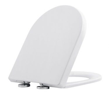 Quick-Install Soft-Close Toilet Seat Cover - Durable PP Material for Hotel & Home Use