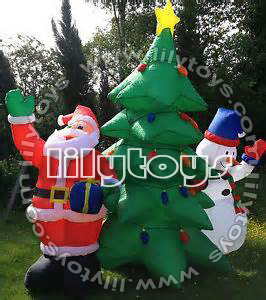 Inflatable Snowman Model for Christmas Advertising