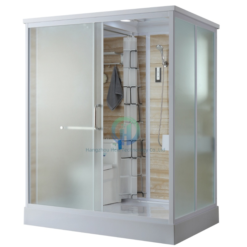 Compact Prefab House with Integrated Toilet and Shower Solutions