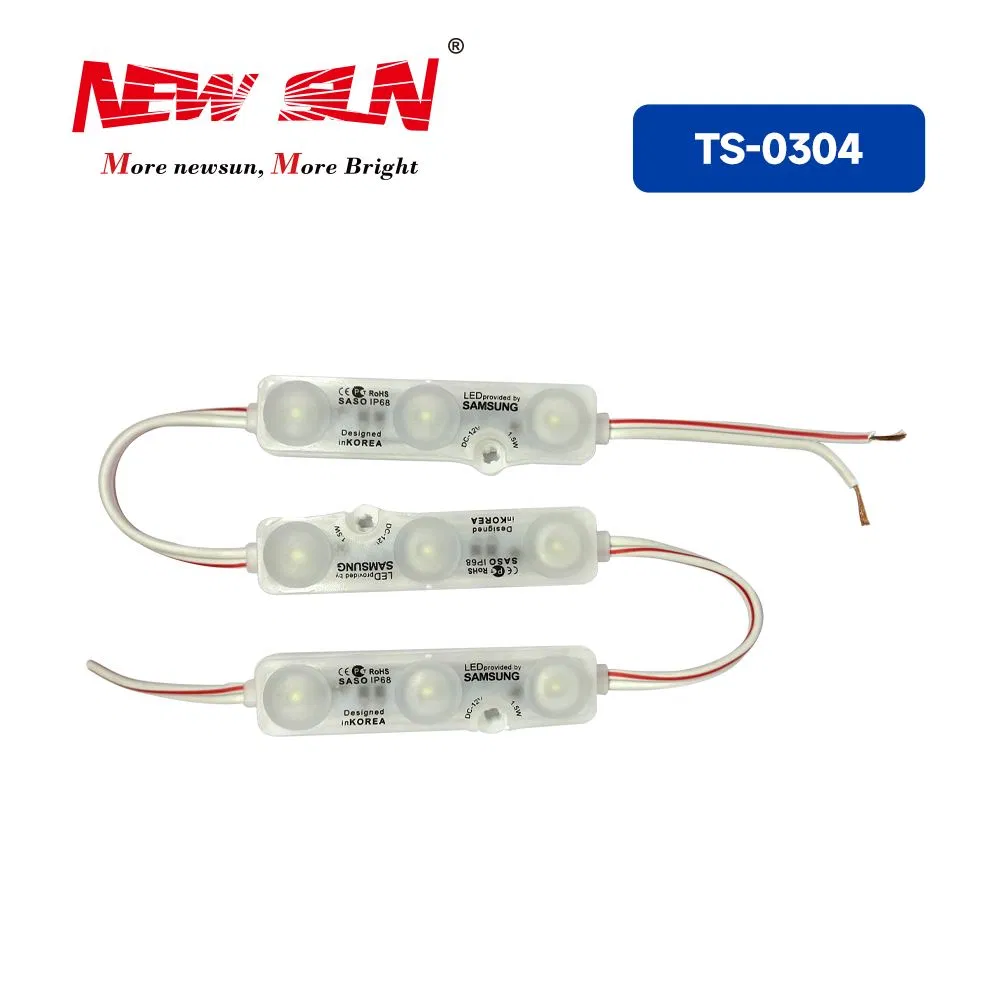 Светодиодный модуль 12V 3LED 5730, 1.5Вт