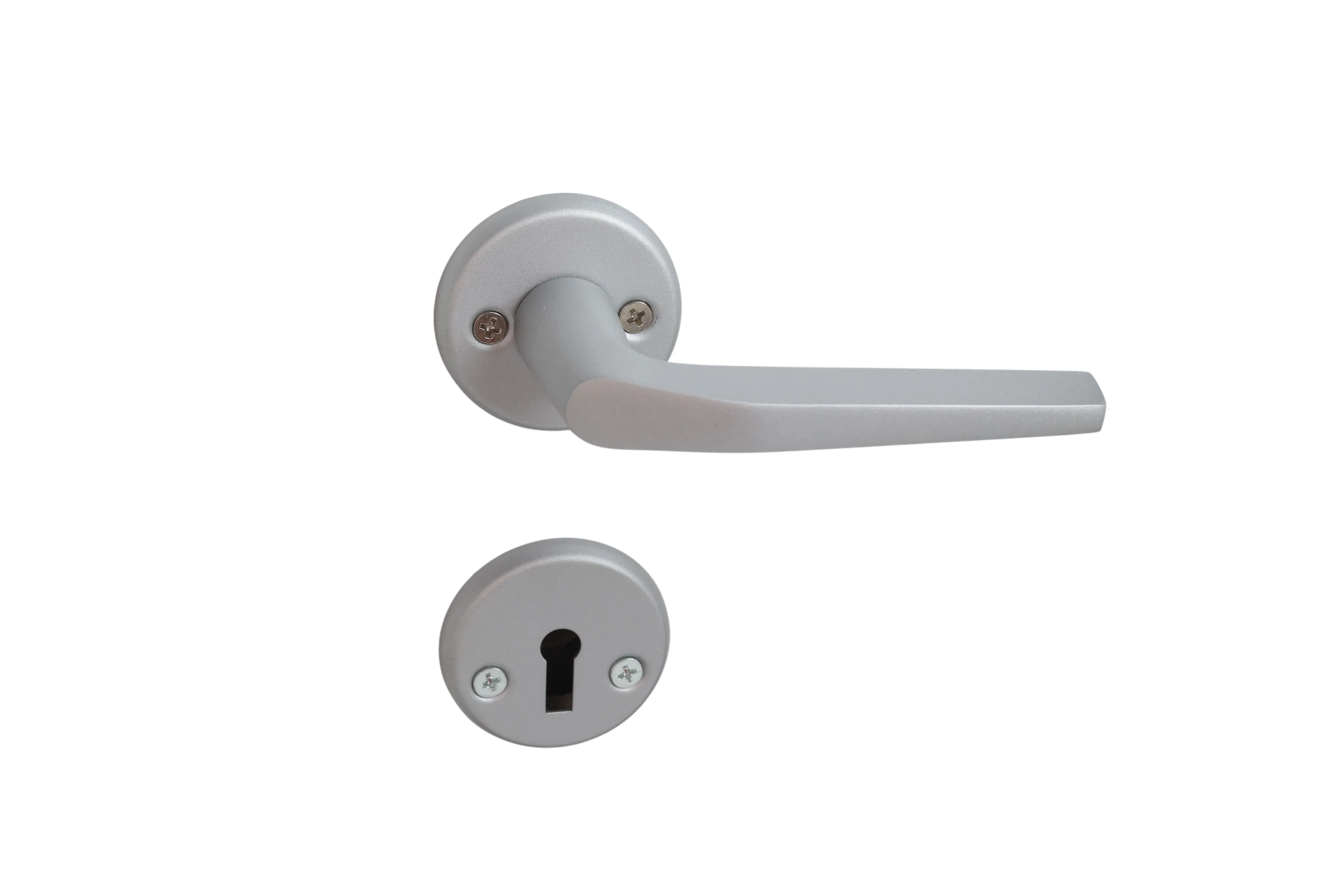 Internal Door Handles, Set of Internal Door Handles Aluminium, Satin Chrome Color