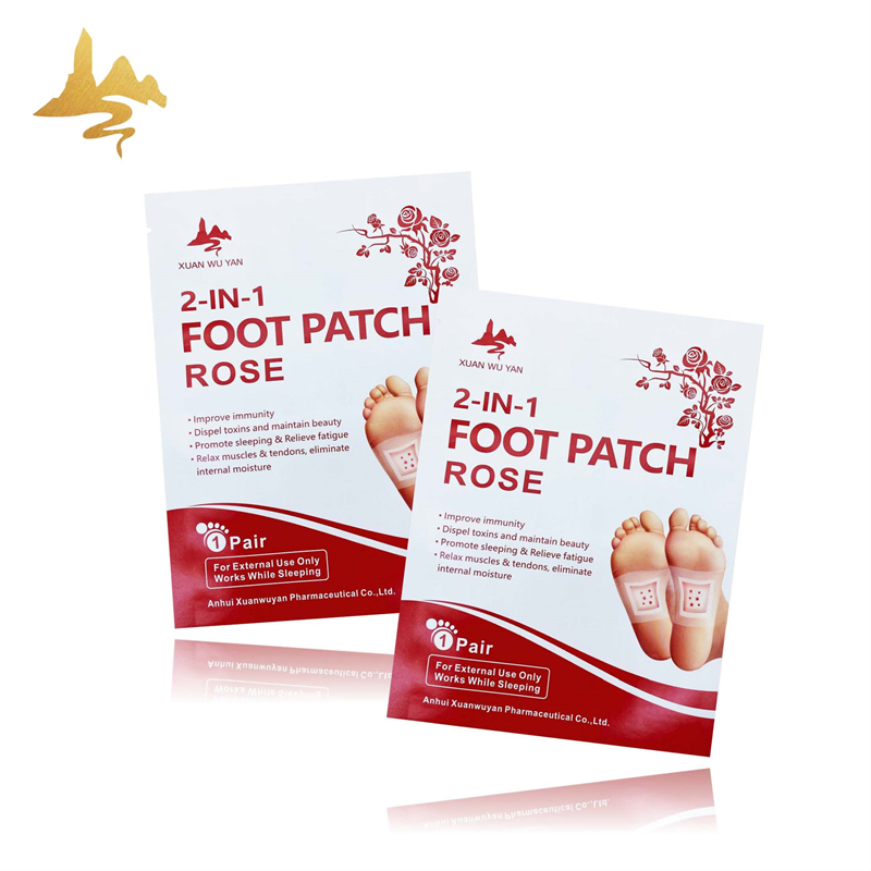 Basic Customization Medical Adhesive Body Toxin 2-in-1 Foot Patches